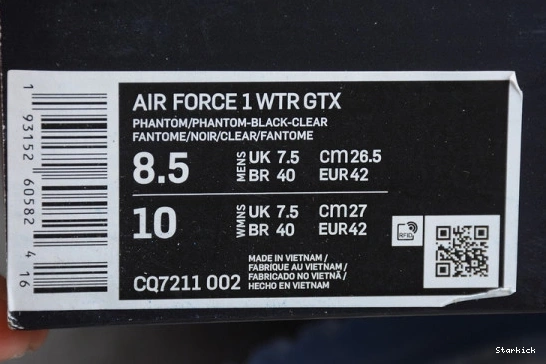 High CQ7211-002  Air White Gore-tex Phantom Force 1 0829
